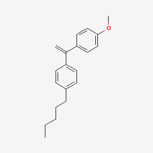 molecular formula C20H24O B13765973 p-(1-(p-Pentylphenyl)vinyl)anisole CAS No. 51555-08-9