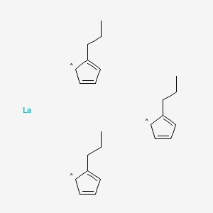 Lanthanum,tris[(1,2,3,4,5-h)-1-(1-methylethyl)-2,4-cyclopentadien-1-yl]-