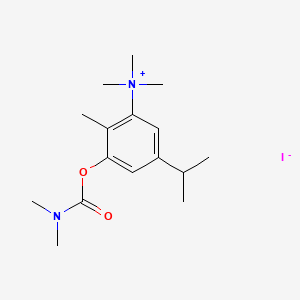 (5-Hydroxycarvacryl)trimethylammonium iodide, dimethylcarbamate