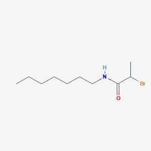 2-Bromo-N-heptylpropionamide