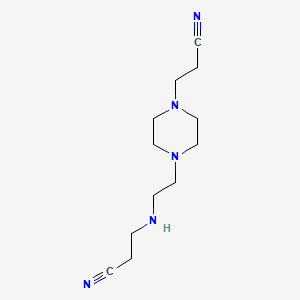 1-Piperazinepropanenitrile, 4-[2-[(2-cyanoethyl)amino]ethyl]-