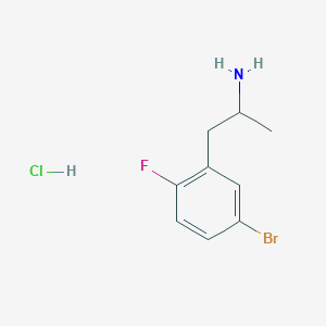 1-(5-Bromo-2-fluorophenyl)propan-2-amine hydrochloride