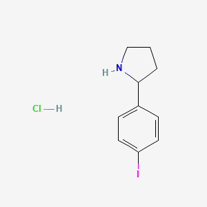 2-(4-Iodophenyl)pyrrolidine hydrochloride