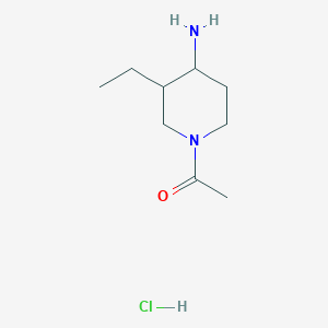 1-(4-Amino-3-ethylpiperidin-1-yl)ethan-1-one hydrochloride