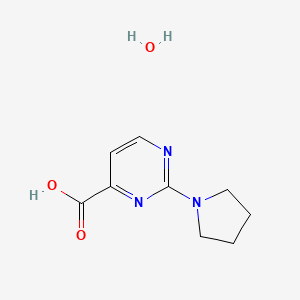 2-(Pyrrolidin-1-yl)pyrimidine-4-carboxylic acid hydrate