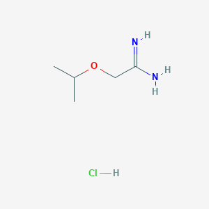 2-(Propan-2-yloxy)ethanimidamide hydrochloride