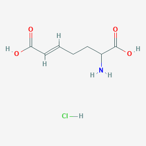 6-Aminohept-2-enedioic acid hydrochloride