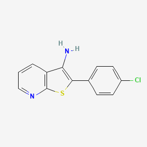 2-(4-Chloro-phenyl)-thieno[2,3-b]pyridin-3-ylamine