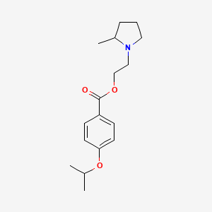 2-(2-Methyl-1-pyrrolidinyl)ethyl 4-isopropoxybenzoate