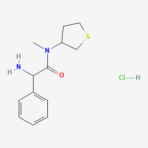 2-amino-N-methyl-2-phenyl-N-(thiolan-3-yl)acetamide hydrochloride
