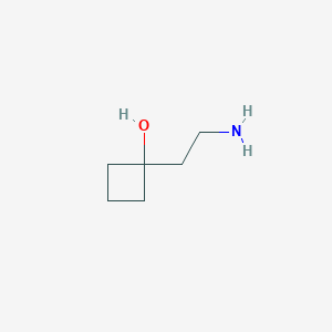 1-(2-Aminoethyl)cyclobutan-1-ol