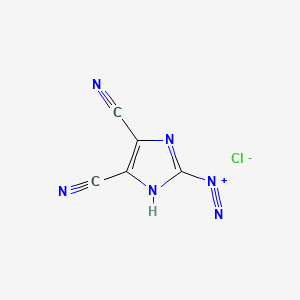 4,5-Dicyano-1H-imidazole-2-diazonium chloride