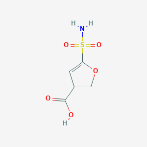 5-Sulfamoylfuran-3-carboxylic acid