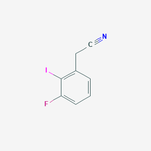 2-(3-Fluoro-2-iodophenyl)acetonitrile