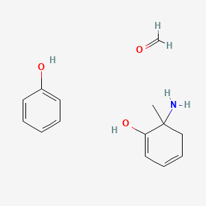 6-Amino-6-methylcyclohexa-1,3-dien-1-ol;formaldehyde;phenol