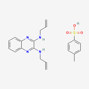 2,3-Quinoxalinediamine, N,N'-di-2-propenyl-, mono(4-methylbenzenesulfonate)