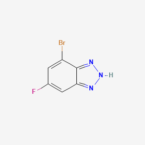 molecular formula C6H3BrFN3 B1376661 4-溴-6-氟-1h-苯并[d][1,2,3]三唑 CAS No. 937013-96-2