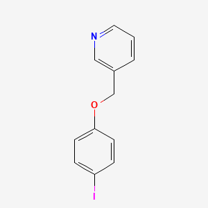 molecular formula C12H10INO B1376667 3-(4-Iodophenoxymethyl)pyridine CAS No. 1247924-89-5