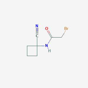 2-bromo-N-(1-cyanocyclobutyl)acetamide