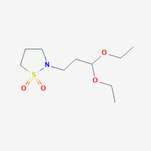 2-(3,3-Diethoxypropyl)-1,2-thiazolidine-1,1-dione