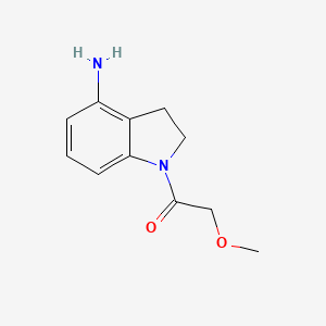 1-(4-amino-2,3-dihydro-1H-indol-1-yl)-2-methoxyethan-1-one