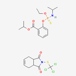 molecular formula C24H32Cl3N2O6PS2 B13766969 Oftanol C CAS No. 74725-95-4