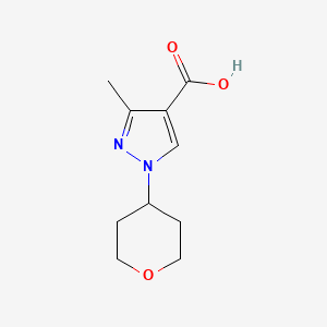 3-methyl-1-(oxan-4-yl)-1H-pyrazole-4-carboxylic acid