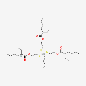 Butyltris[[2-[(2-ethyl-1-oxohexyl)oxy]ethyl]thio]stannane