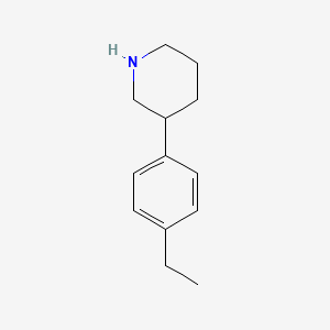 3-(4-Ethylphenyl)piperidine