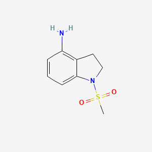 1-methanesulfonyl-2,3-dihydro-1H-indol-4-amine