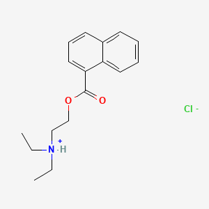 1-Naphthoic acid, 2-(diethylamino)ethyl ester, hydrochloride