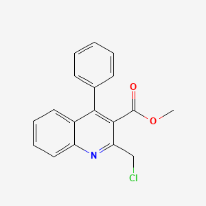 2-(chloromethyl)-4-phenyl-3-Quinolinecarboxylic acid Methyl ester