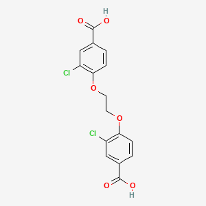 4,4'-(1,2-Ethanediylbis(oxy))bis(3-chlorobenzoic) acid