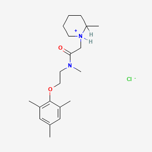 N-(2-Mesityloxyethyl)-N-methyl-2-(2-methylpiperidino)acetamide hydrochloride