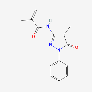 N-(4,5-Dihydro-4-methyl-5-oxo-1-phenyl-1H-pyrazol-3-yl)methacrylamide