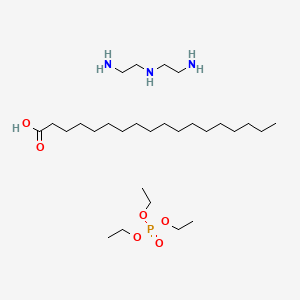 N'-(2-aminoethyl)ethane-1,2-diamine;octadecanoic acid;triethyl phosphate