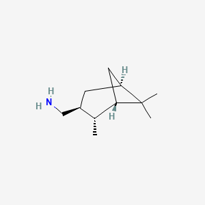 (1S-(1alpha,2beta,3alpha,5alpha))-(2,6,6-Trimethylbicyclo(3.1.1)hept-3-yl)methylamine