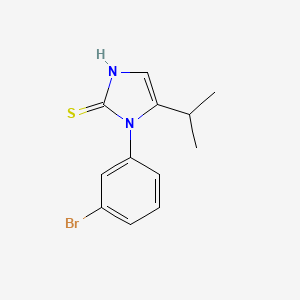 1-(3-bromophenyl)-5-(propan-2-yl)-1H-imidazole-2-thiol