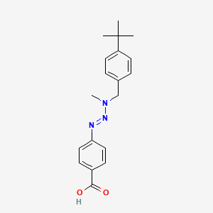 p-(3-(p-tert-Butylbenzyl)-3-methyl-1-triazeno)benzoic acid