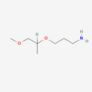 molecular formula C7H17NO2 B13767154 3-(1-Methoxypropan-2-yloxy)propan-1-amine CAS No. 55759-85-8