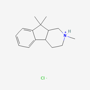 cis-2,3,4,4a,9,9a-Hexahydro-2,9,9-trimethyl-1H-indeno(2,1-c)pyridine hydrochloride