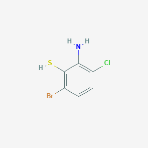 2-Amino-6-bromo-3-chlorobenzene-1-thiol