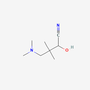 4-(Dimethylamino)-2-hydroxy-3,3-dimethylbutanenitrile