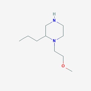 molecular formula C10H22N2O B1376719 1-(2-Methoxyethyl)-2-propylpiperazine CAS No. 1343711-61-4