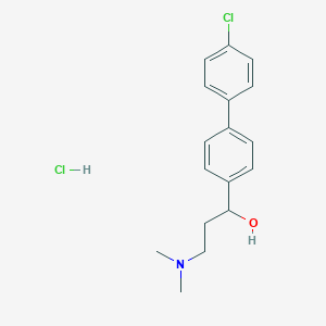 [3-[4-(4-Chlorophenyl)phenyl]-3-hydroxypropyl]-dimethylazanium chloride