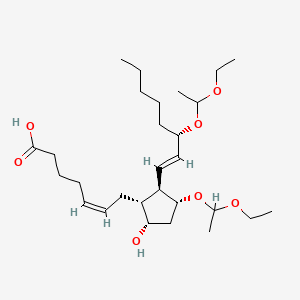 (5Z,13E,15S)-11alpha,15-Bis(1-ethoxyethoxy)-9alpha-hydroxyprosta-5,13-dien-1-oic acid