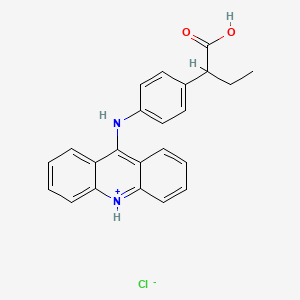 2-(p-(9-Acridinylamino)phenyl)butyric acid, hydrochloride