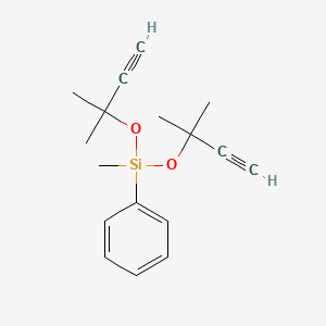 Methylbis[(2-methylbut-3-YN-2-YL)oxy]phenylsilane