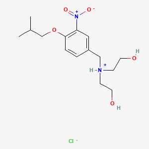 2,2'-((4-Isobutoxy-3-nitrobenzyl)imino)diethanol hydrochloride