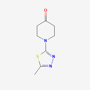 1-(5-Methyl-1,3,4-thiadiazol-2-yl)piperidin-4-one